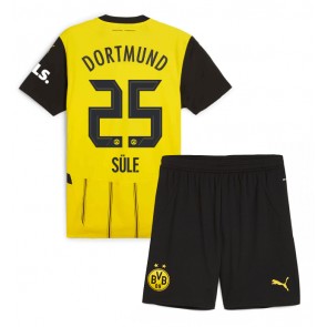 Borussia Dortmund Niklas Sule #25 Dětské Domácí dres komplet 2024-25 Krátký Rukáv (+ trenýrky)